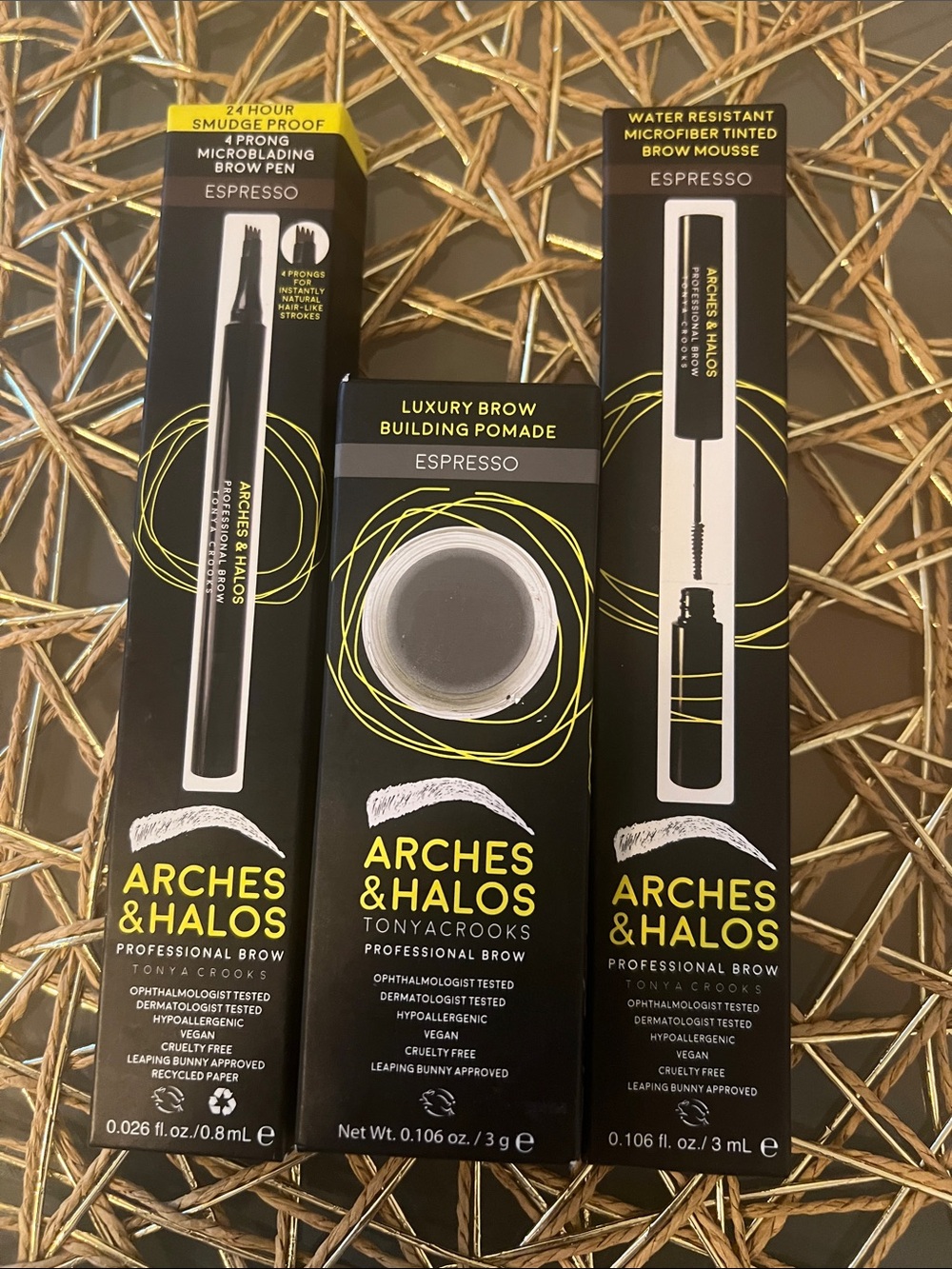 Espresso Professional Brow Trio
